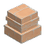 Rock Peach Cobble Pillar Base