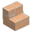 Rock Peach Cobble Stairs